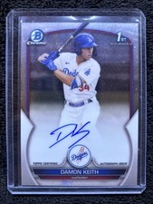 2023 Bowman - Chrome Prospect Autographs Damon Keith #CPA-DK (AU, RC)