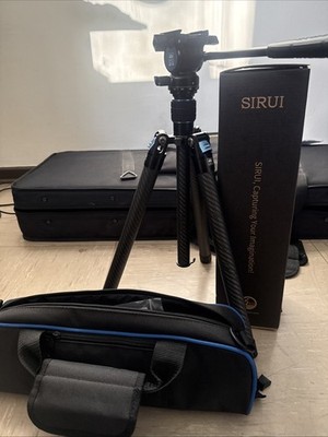 Super Lightweight Carbon Tripod, Sirui AT-125 With Fluidhead AT-10, Easy Carry