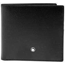 Portafoglio Montblanc Meisterstuck 8 CC in pelle nera 7163 198310