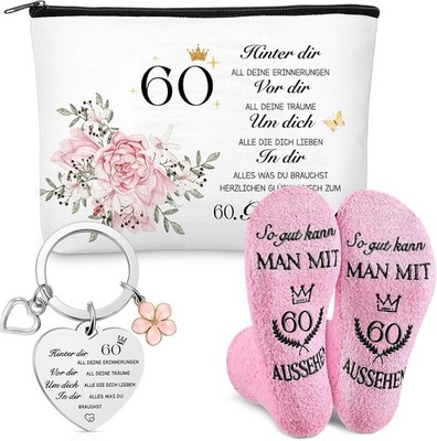 Weewooday 60 Geburtstag Geschenk für Frauen, 60 Geburtstag Socken für Damen, ...