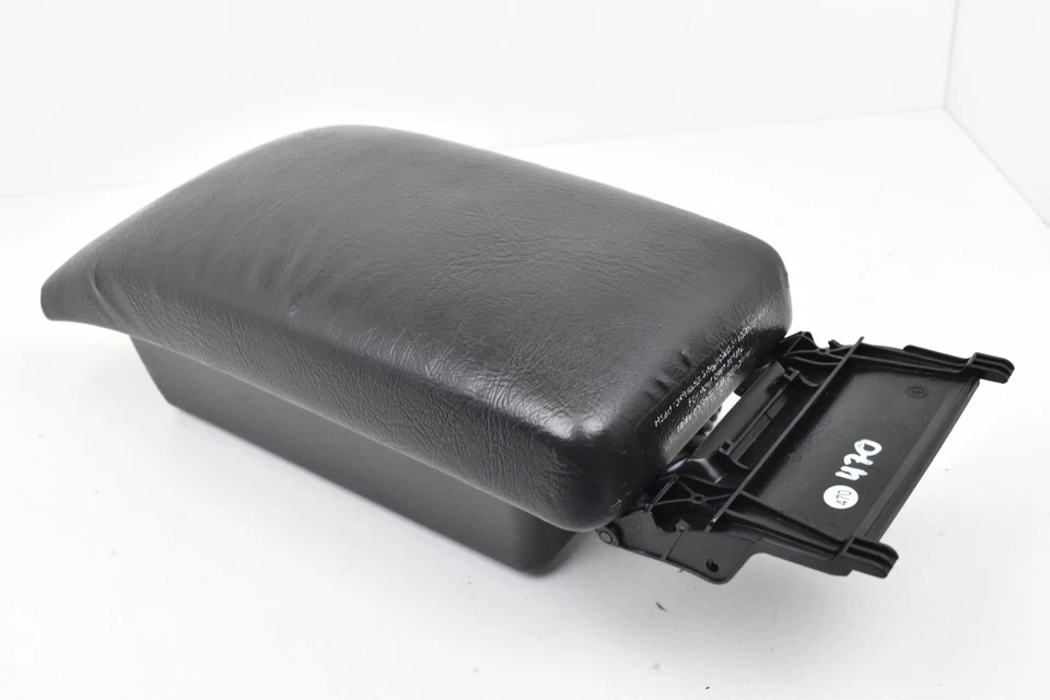 1998-2003 Mercedes-Benz CLK320 Center Console Black Leather Armrest Storage OEM - Image 4 of 4