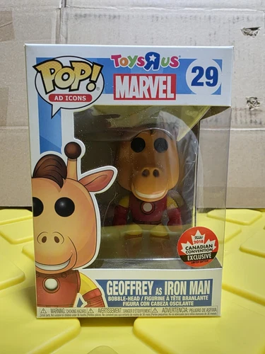 Geoffrey as Iron Man Marvel Toys R Us Funko Pop! 2018 Canadian Convention #29
