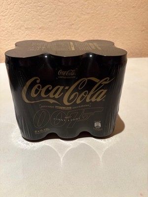 NEW 6 x Coca Cola Zero 007 First Light James Bond 0,33 Dose Limited Edition