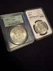 Morgan 1880-S PCGS MS64 & 1900 NGC MS63 $1 Silver Dollar Lot