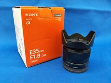 Sony E-mount 35mm f/1.8 Standard Prime Lens with Box & Accessories