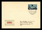 Dr Jim Stamps Switzerland Fdc 1947 Maiden Voyage Swiss Air Geneva Washington Dc