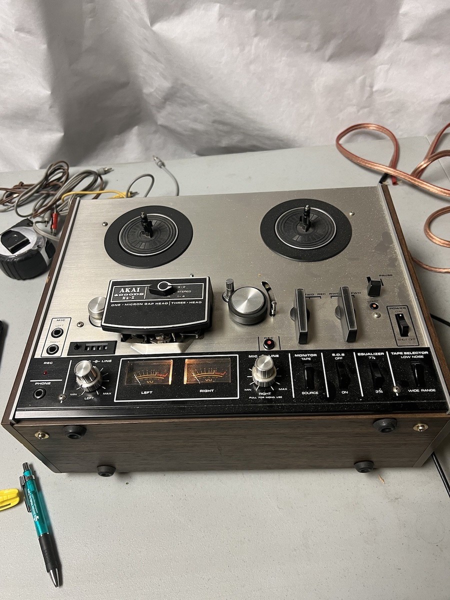 Akai 4000DS MK-II Reel to Reel Tape Recorder 3-Head Stereo Deck | eBay