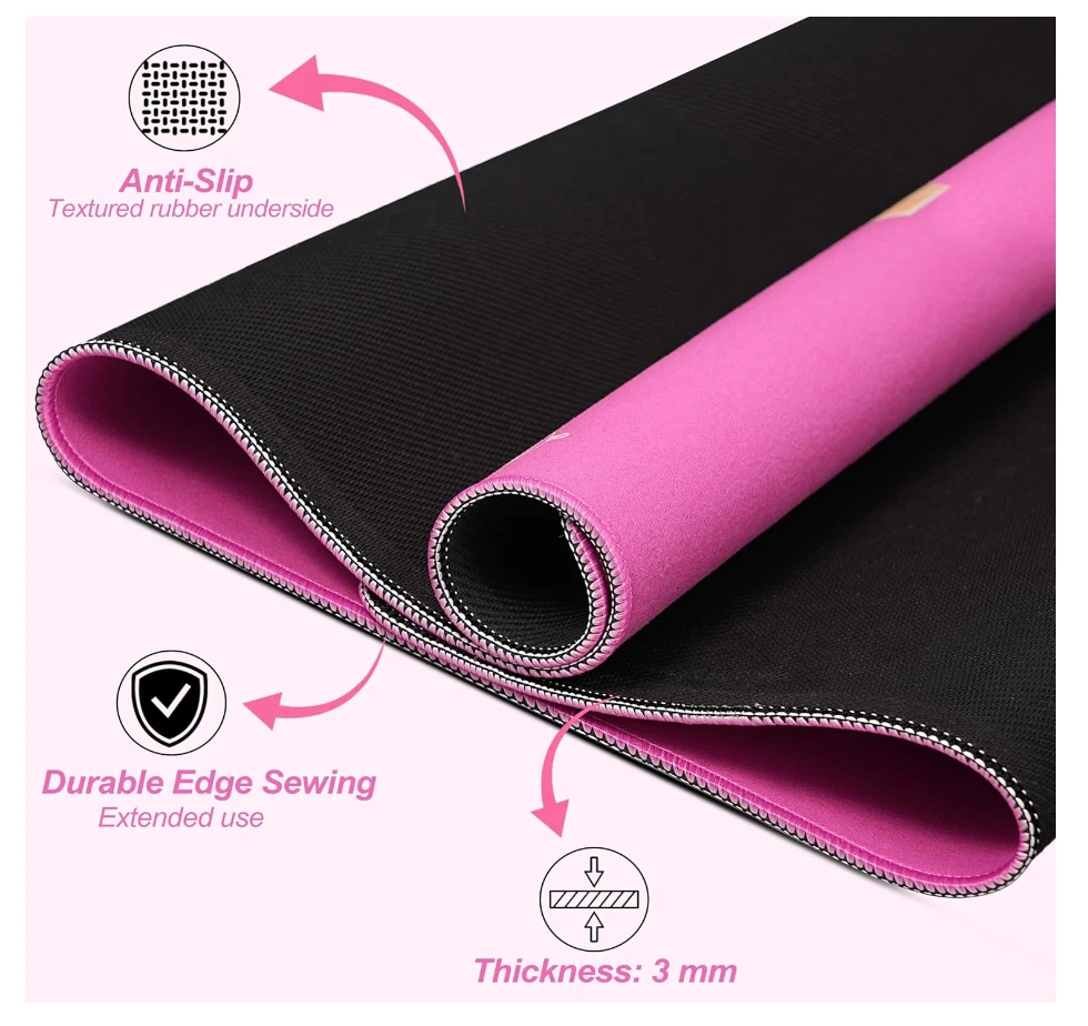 MAHJONG Mat  PINK WESTERN