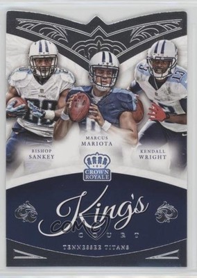 2015 Panini Crown Royale King's Court Die-Cuts Bishop Sankey Kendall Wright 0f8