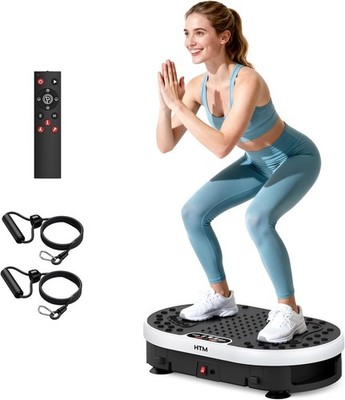 Vibration Plate Exercise Machine 120 Speed Levels Full Body Workout Weight Loss
