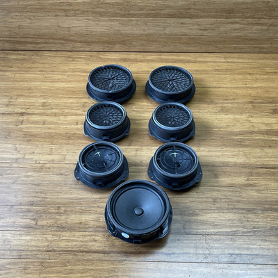 2008-2016 Audi A4 8K Front & Rear Sound Audio Speaker Woofer Set of 7 OEM