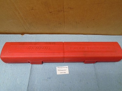 Mac TW6250 Torque Wrench in a Snap-On Case 30 to 250 INCH Lbs. 3/8
