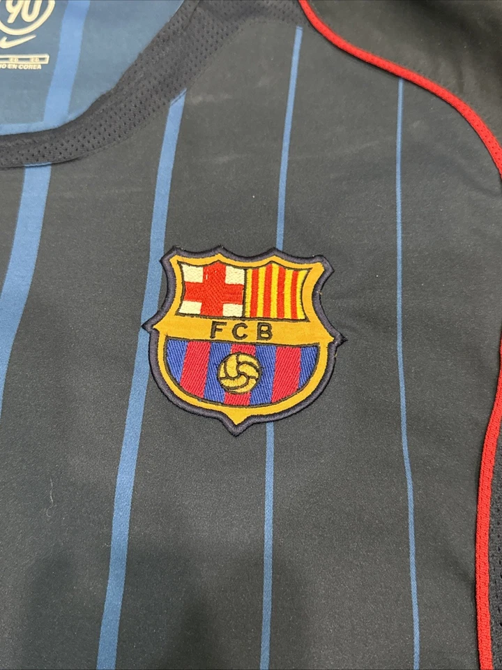 Camiseta de Fútbol Barcelona Visitante 2004 Fútbol Nike MARQUEZ Camiseta Hombre Talla XL Foto 4 de 4