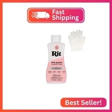 Rit Dye – Liquid Fabric Dye for Crafting, Clothing, and Décor – 8 oz. Bottle – R