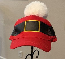 Christmas Hat for Adults Red With White Pom-Pom