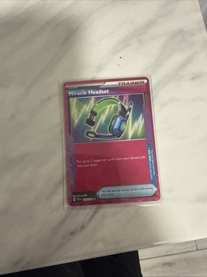 Pokémon TCG Miracle Headset Trainer Card 183/191 Surging Sparks Ace Spec