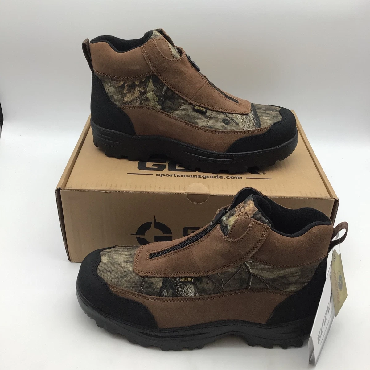 Camouflage M Cushioned Leather Upper Boots for Men for sale | eBay