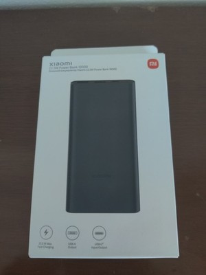 Xiaomi 22.5W Fast Charge 10000mAh Power Bank USB-C/USB-A 3-Port Black