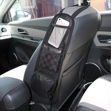 1pc Car Backseat Organizer with Tablet Holder Storage Pockets Seat Protector