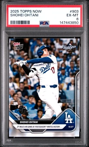 2025 Topps Now #903 Shohei Ohtani PSA 6