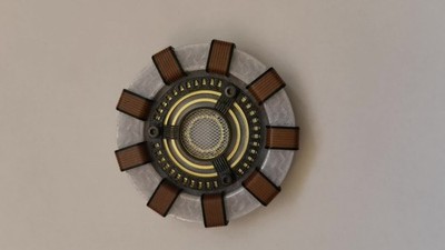 Wearable MK1 Iron Man Armor Arc Reactor Mark 1 Touch LED Tony