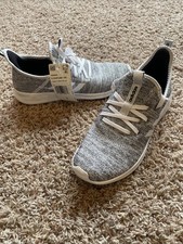 New Adidas Cloudfoam Pure Running Shoes DB0695 Gray/Black/White Women s Sz 8