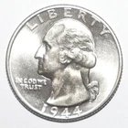 1944 Washington Quarter CHOICE BRILLIANT UNCIRCULATED (O282)