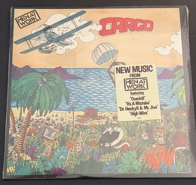 Men At Work Cargo LP Factory Sealed Original Hype Sticker 1983 Columbia