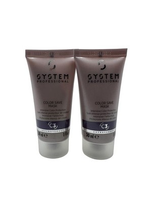 Wella System Professional Color Save Mask Color Treated Hair 1 OZ Set of 2