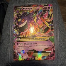 Pokémon M Gengar EX XY Phantom Forces Ultra Rare Holo 35/119 220 HP 2014 Card