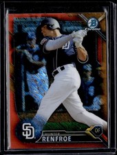2016 Bowman Chrome Prospects Orange Shimmer Refractors #BCP239 Hunter Renfroe