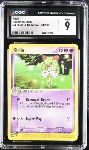 Kirlia graded CGC 9 for sale on eBay