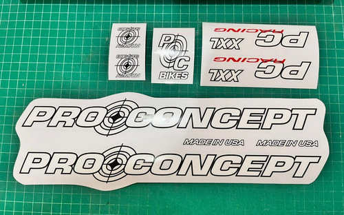 Pro Concept XXL 2000 bmx sticker decals | eBay
