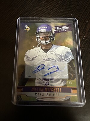 2019 Panini Prestige Dillon Mitchell Rookie Xtra Points Sigs Bronze #23/25 