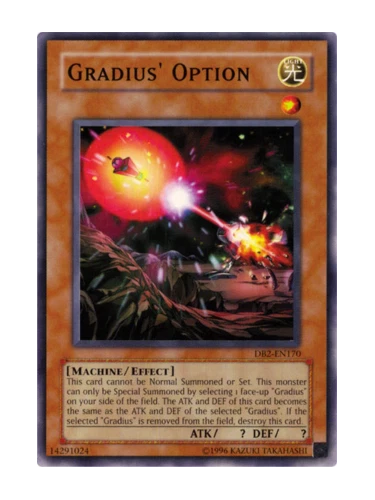 Gradius's Option - Mint / Near Mint Condition YUGIOH Card - Picture 1 of 1