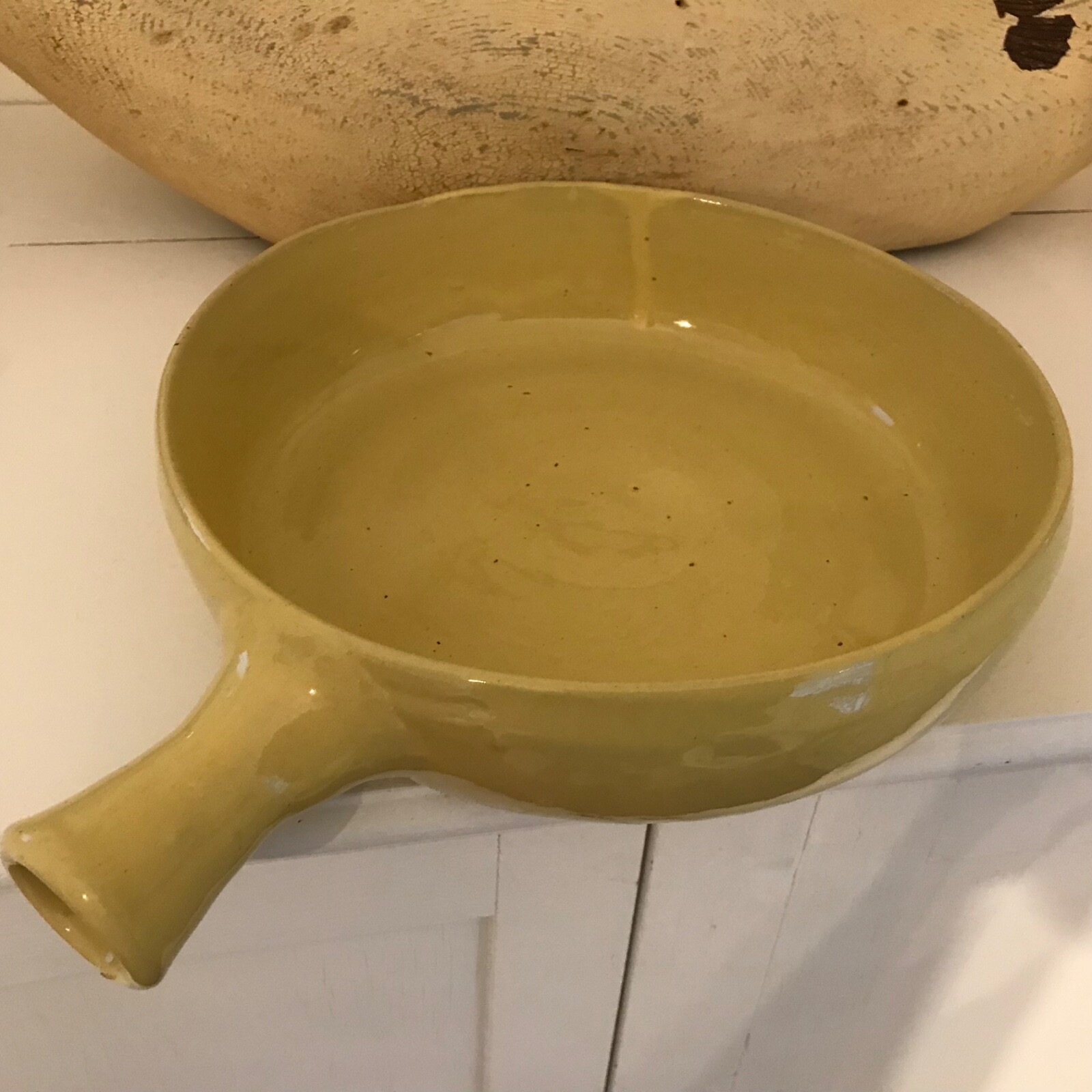 Bybee Pottery BB Handmade in Kentucky Serving Bowl 13 1/2” Including