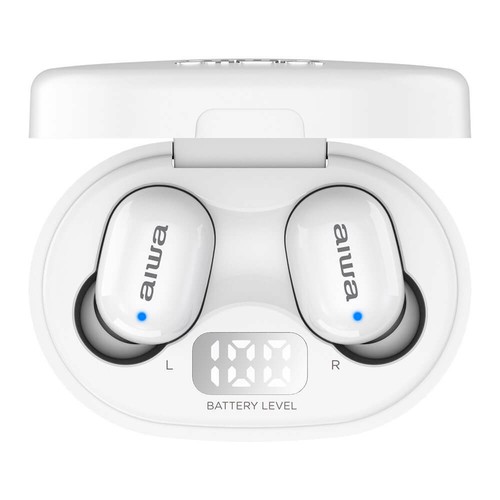 Aiwa EBTW-150WT Bluetooth 5.0 In-Ear Kopfhörer 10M ANS Headset Ladebox TWS - Bild 2 von 12