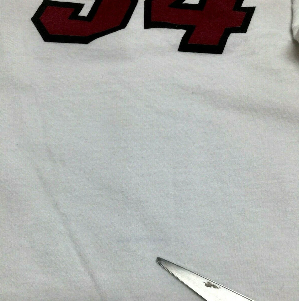 Miami Heat Jesus Shuttlesworth T-Shirt Ray Allen 34 Adidas NBA Basketball Tee XL - Image 3 of 4