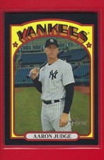 2021 Topps Heritage BLACK BORDER *** AARON JUDGE /50   #121  Yankees  MINT