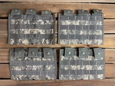 4x USGI Military ACU Triple Mag Pouch Magazine 3 X 30 Round Shingle MOLLE NEW