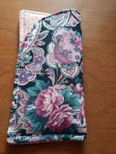 Handmade Glass Case, Paisley, Opens on Left Side