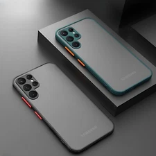 Matte Case Camera Cover For Samsung Galaxy S24 S23 S22 S21 S20 S10 A54 A14 A13