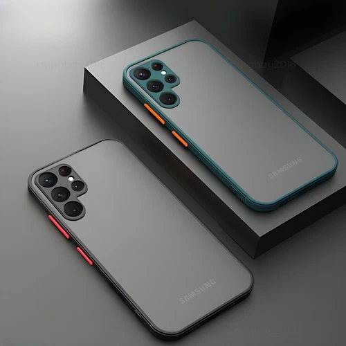Matte Case Camera Cover For Samsung Galaxy S24 S23 S22 S21 S20 S10 A54 A14 A13