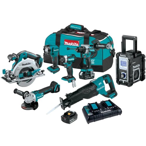Makita Power Tool Combo Kit Cordless 18 