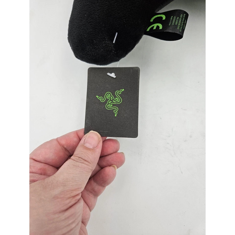Almohada de Peluche Razer Negro Verde Logo Gaming Gamer Niños Decoración de Habitación Nueva con Etiquetas Foto 4 de 4