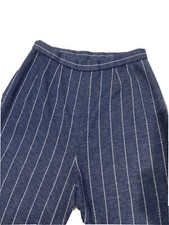 Vintage High Rise Pin-Stripe Tapered Trousers