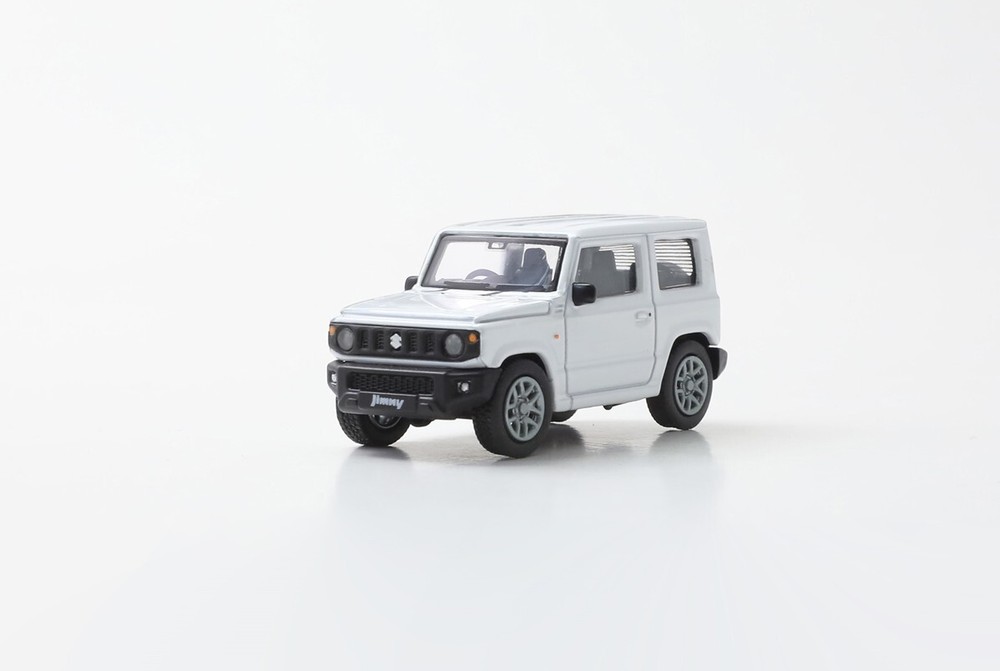1:64 Diecast Suzuki Jimny All New RHD White Pearl Dorlop Model