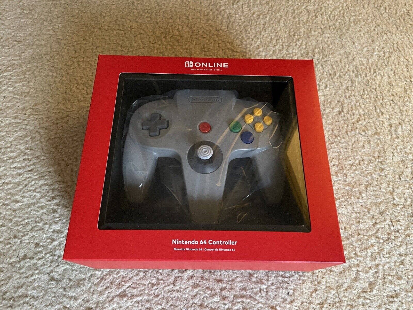 Nintendo N64 Wireless Controller for Switch Online Games IN HAND BRAND NEW!  45496883140