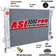 4-ROW Aluminum Radiator for 2003~2009 Dodge Ram 1500 2500 3500 Pickup 5.7L V8