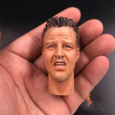 E60047 1/6 German& American Expression Scar Head Sculpt C